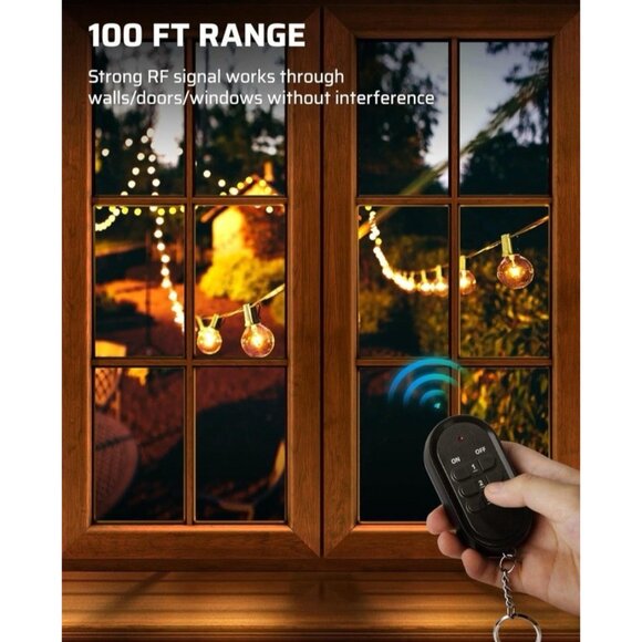 Outdoor Indoor Wireless Remote Control Outlet Kit, Waterproof  Electrical Plug - Picture 7 of 7